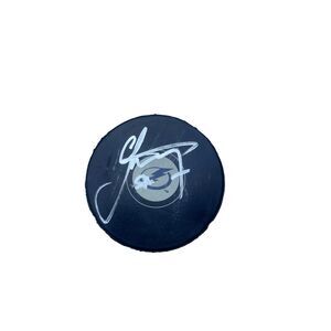 Radko Gudas Autographed Tampa Bay Lightning Official NHL Puck –Silver Signature